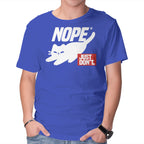 Nope Just Don't in royal blue, product view