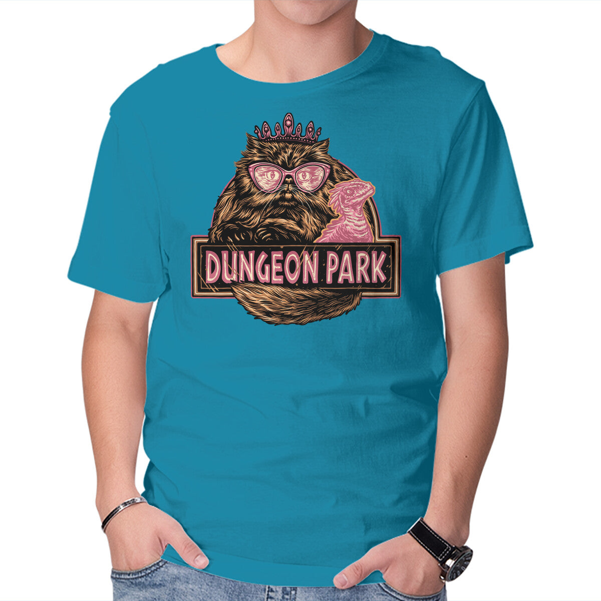 Welcome to the dungeon park in turquoise, product view
