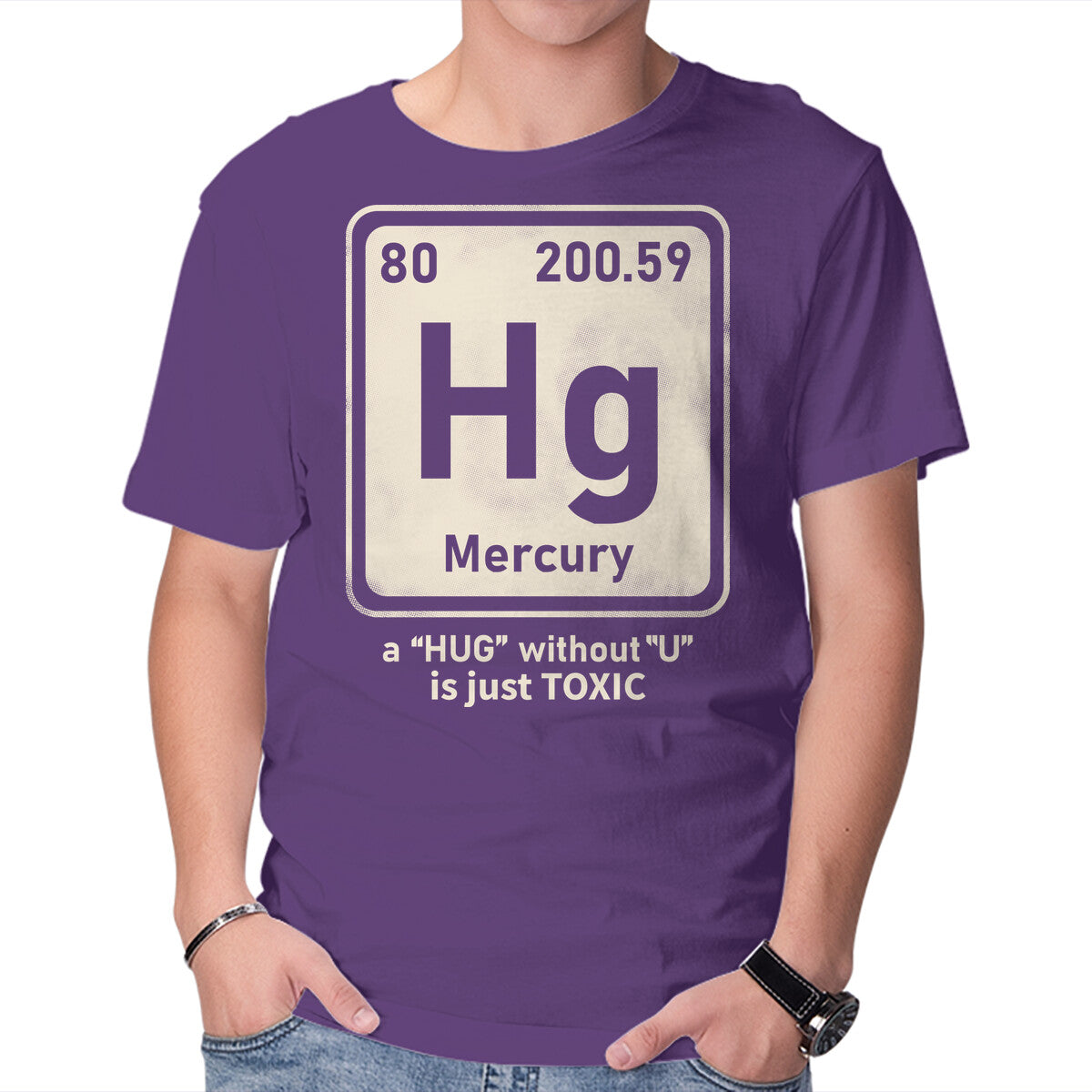 Hug Without U in purple, product view