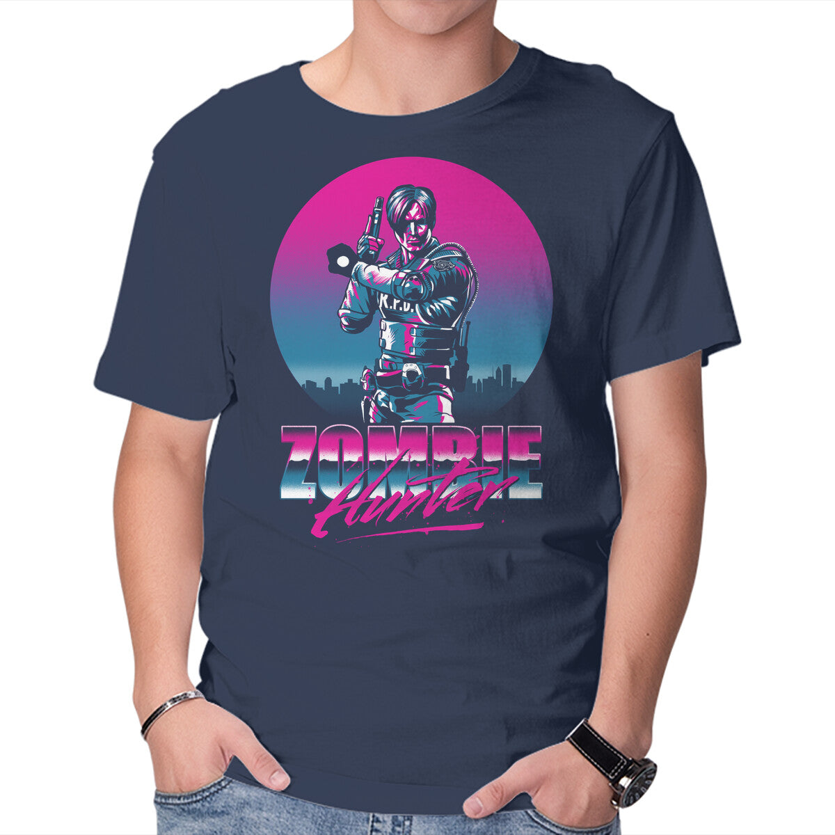 Zombie Hunter in navy, product view