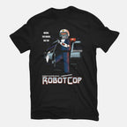 Robotcop – Sci-Fi Graphic T-Shirt in black, flat-lay product view
