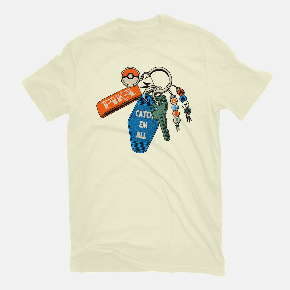 Poke Keychain – Anime Graphic T-Shirt