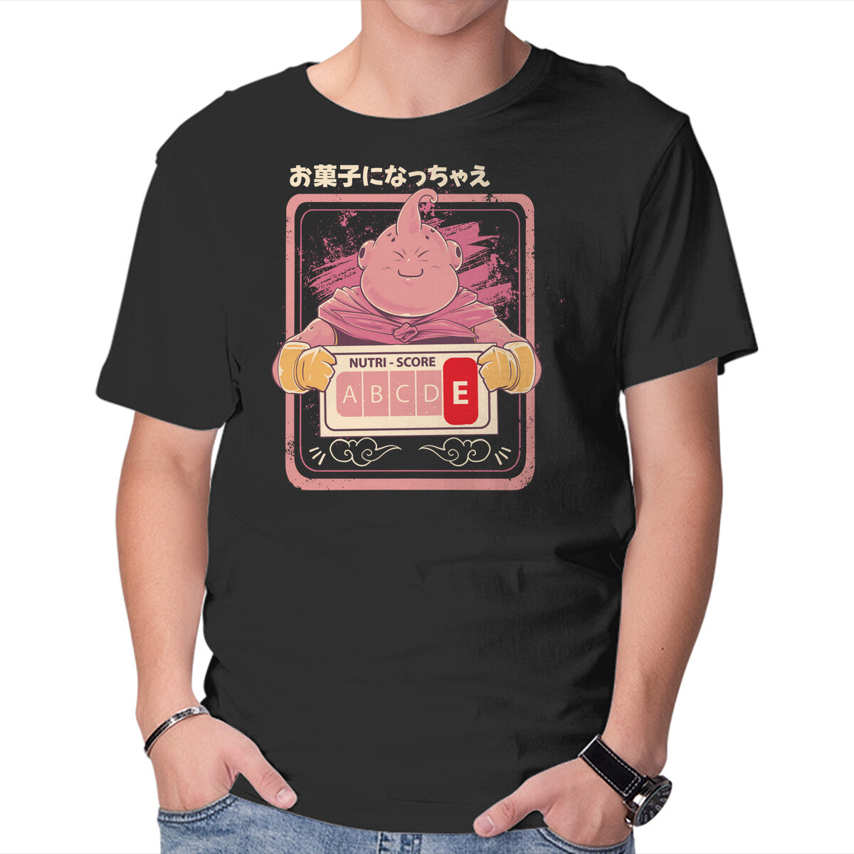 Nutri Score Boo Graphic T-Shirt in black, product view