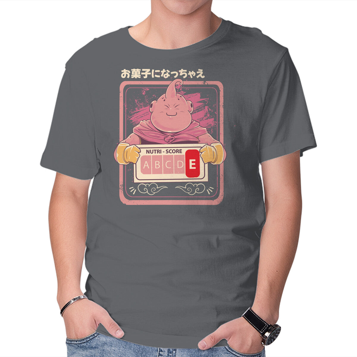 Nutri Score Boo Graphic T-Shirt in charcoal, product view
