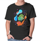 Starters – Anime Graphic T-Shirt in black, product display