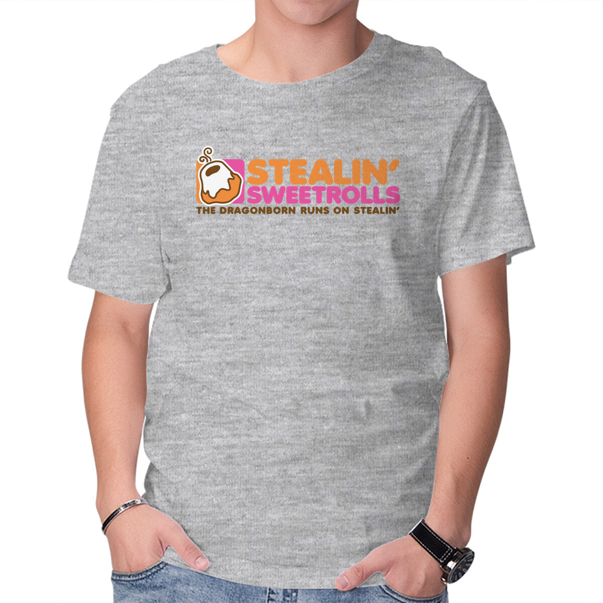 Stealin' Sweetrolls – Gaming Graphic T-Shirt
