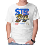 Step Bros – Movie Graphic T-Shirt in white, product display