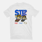 Step Bros – Movie Graphic T-Shirt in white, flat-lay product view