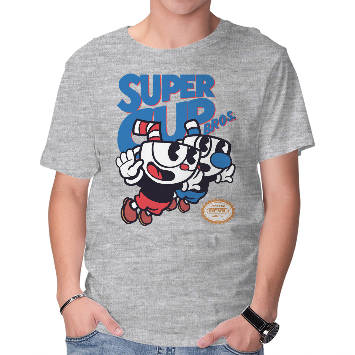 Super Cup Bros. – Gaming Graphic T-Shirt