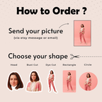 Custom Photo Air Fresheners  - Personalized Double Sided Photo Air Freshener, Customized Air Freshener for Car Wardrobe Bathroom Hanging Ornaments (A5-Irregular Shape)