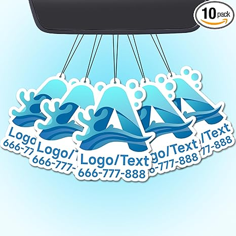 Custom Photo Air Fresheners  - Personalized Double Sided Photo Air Freshener, Customized Air Freshener for Car Wardrobe Bathroom Hanging Ornaments (A5-Irregular Shape)