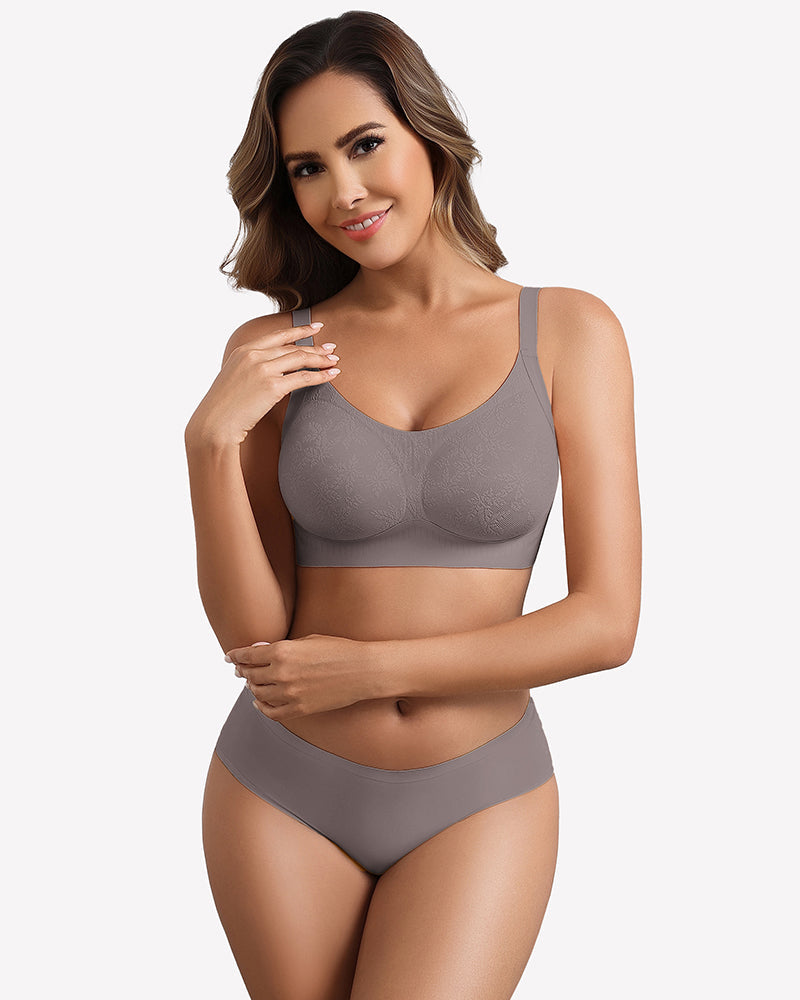 Jelly Wireless Bras Full Coverage Everyday Bras