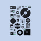 Data Graphic T-Shirt design artwork for blue graphic T-shirt