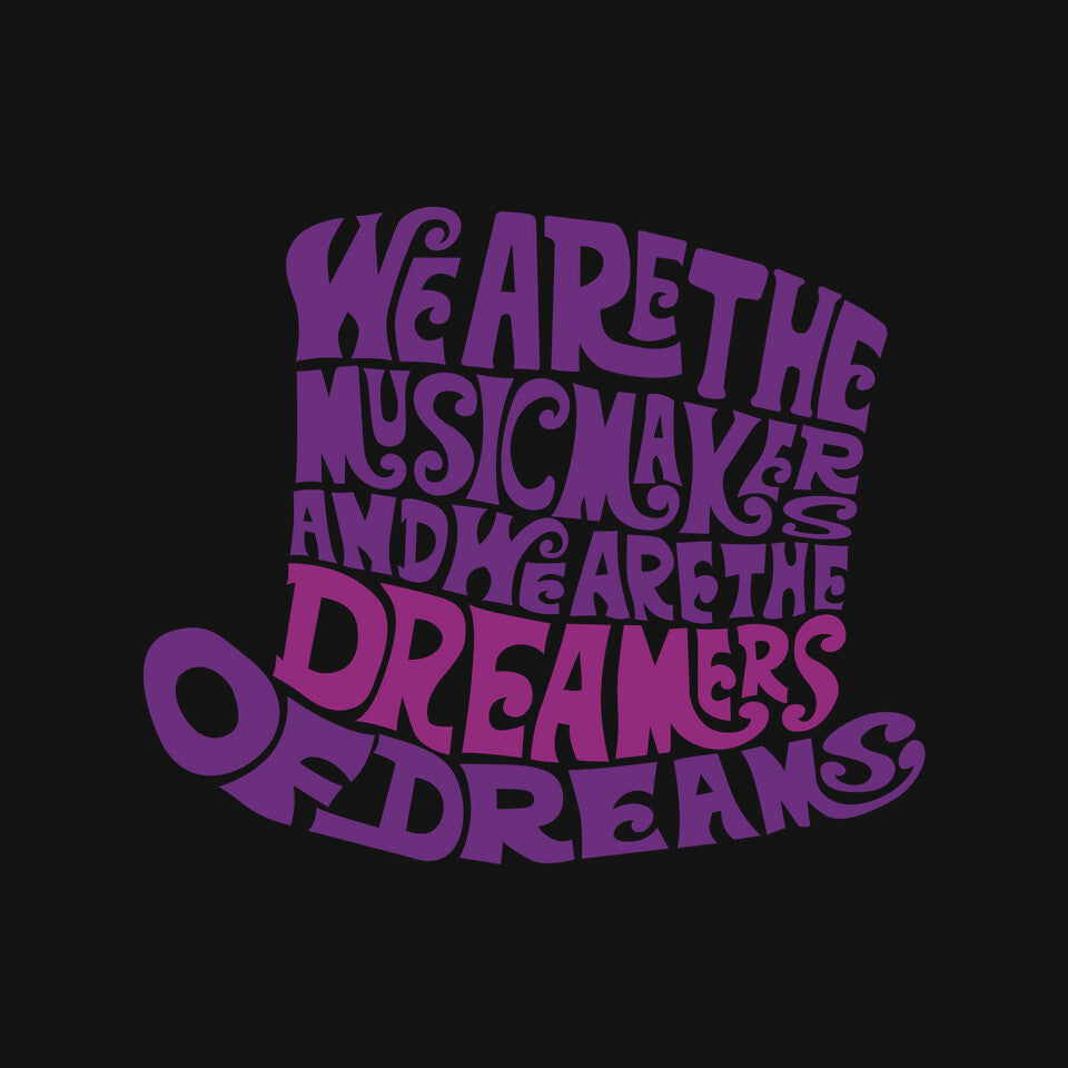 Dreamer of Dreams – Fantasy Graphic T-Shirt design artwork for black graphic T-shirt