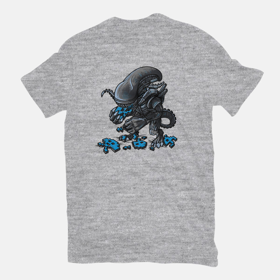 Alien Eats Alien – Sci-Fi Graphic T-Shirt