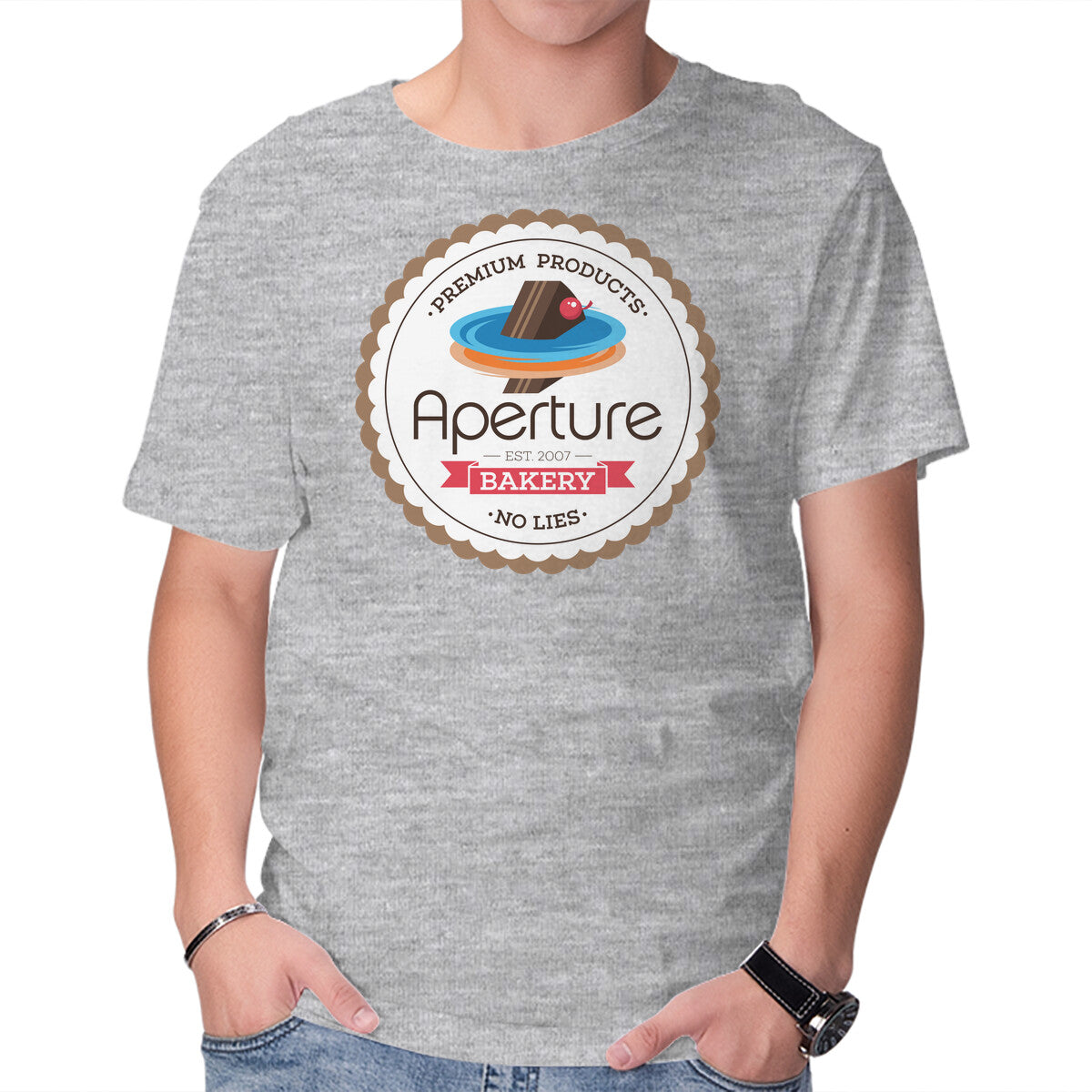 Aperture Bakery – Gaming Graphic T-Shirt