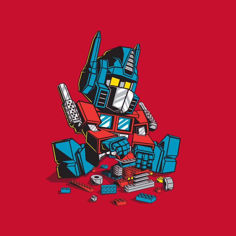 Autoblocks – Sci-Fi Graphic T-Shirt design artwork for red graphic T-shirt