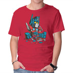 Autoblocks – Sci-Fi Graphic T-Shirt in red, product display