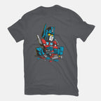 Autoblocks – Sci-Fi Graphic T-Shirt in charcoal, flat-lay product view
