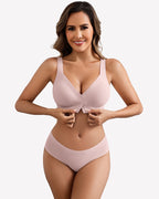 No Underwire Front Closure Bra Seamless Bralette