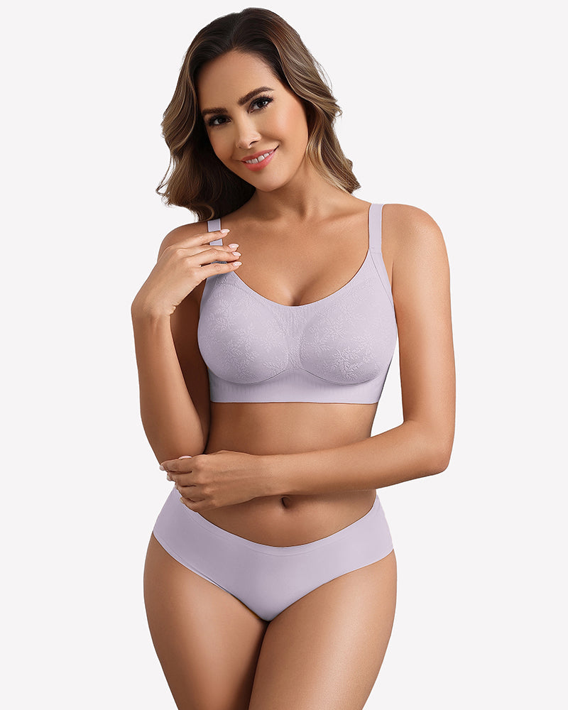 Jelly Wireless Bras Full Coverage Everyday Bras