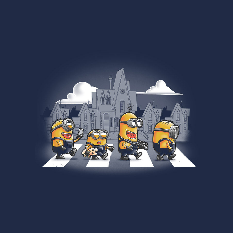 Yellow Road – Movie Graphic T-Shirt design artwork for navy graphic T-shirt