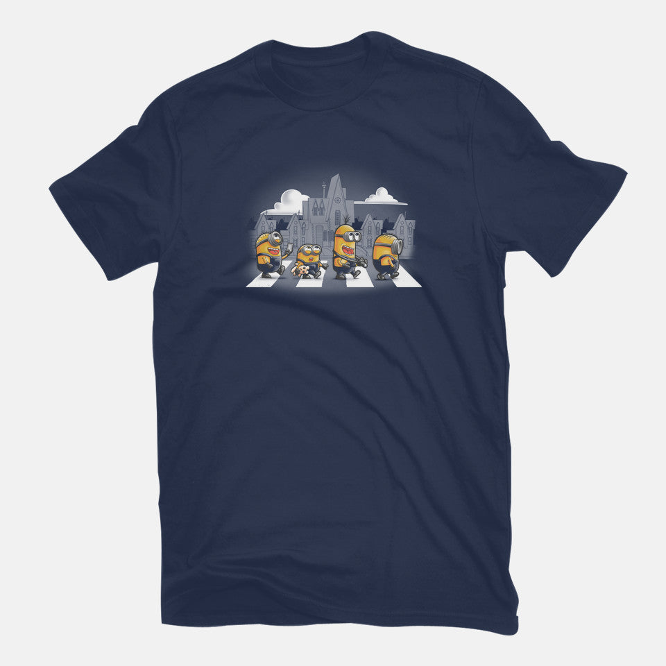Yellow Road – Movie Graphic T-Shirt in navy, flat-lay product view