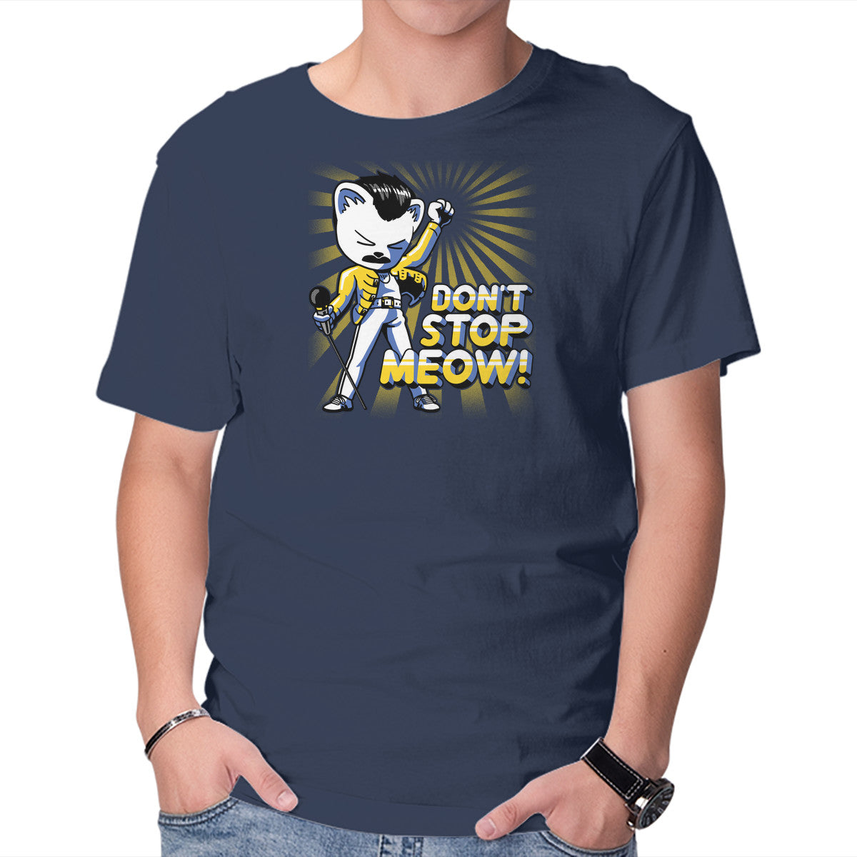 Don't Stop Meow – Cat Graphic T-Shirt