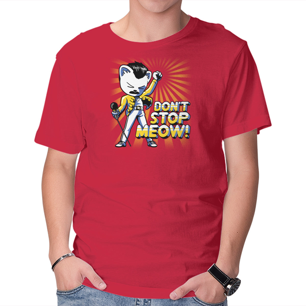 Don't Stop Meow – Cat Graphic T-Shirt