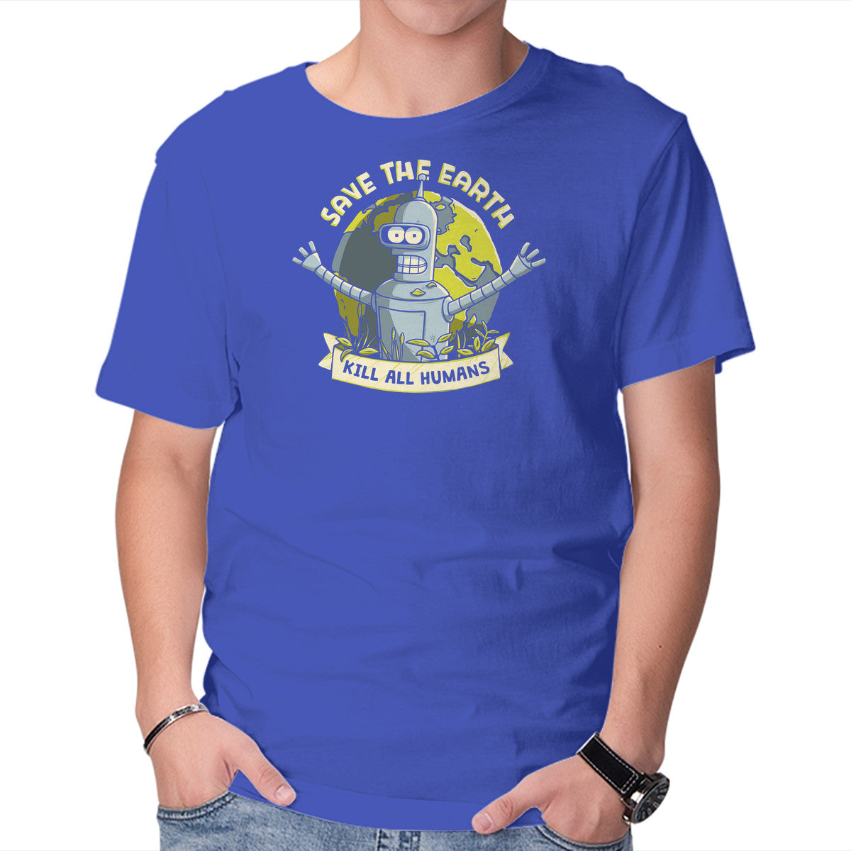 Bender Earth – Sci-Fi Graphic T-Shirt