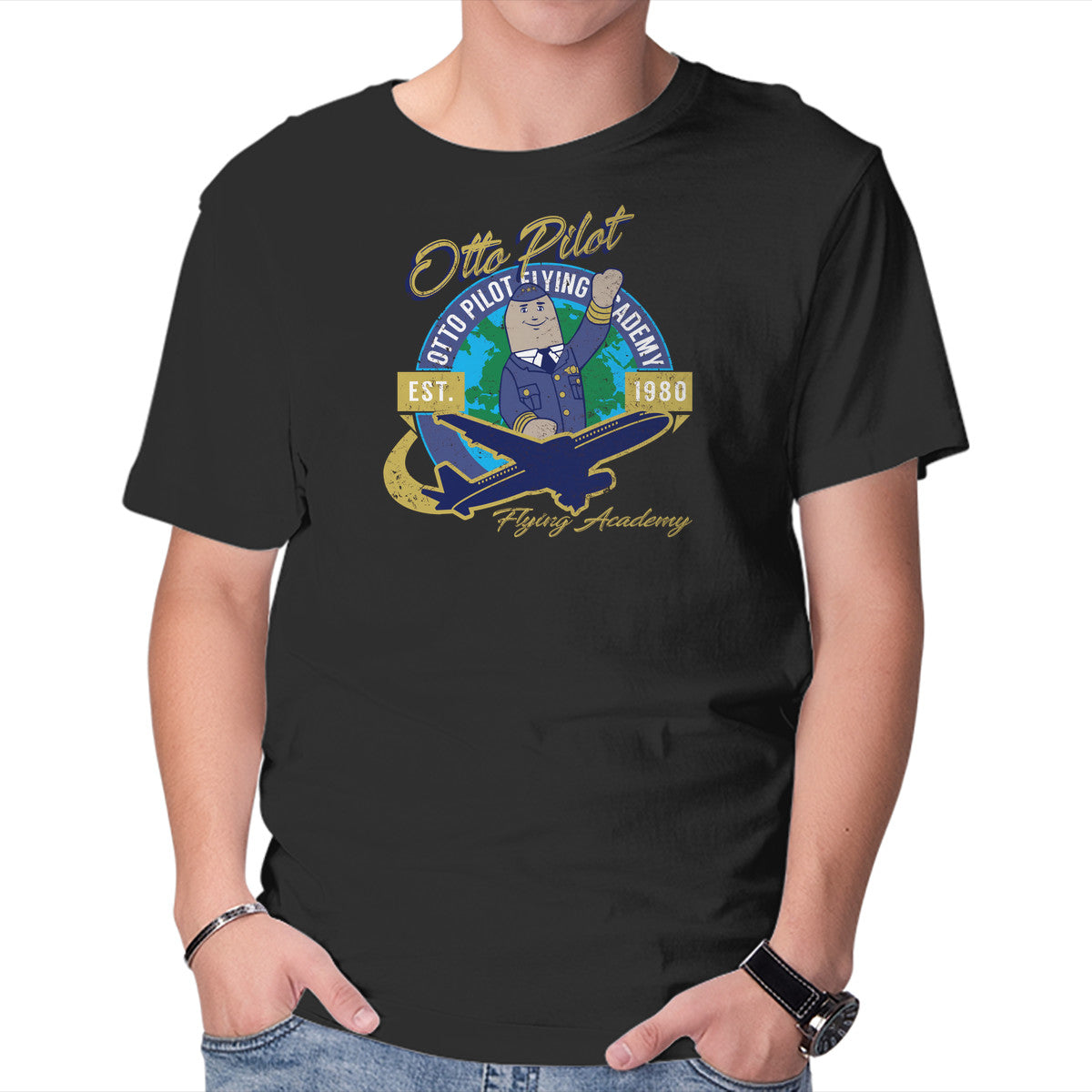 Otto Pilot – Movie Graphic T-Shirt