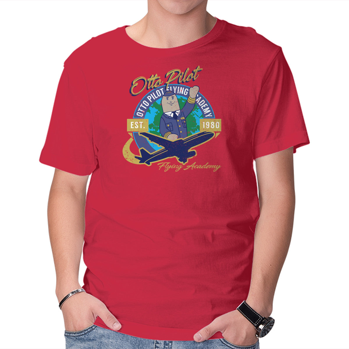 Otto Pilot – Movie Graphic T-Shirt