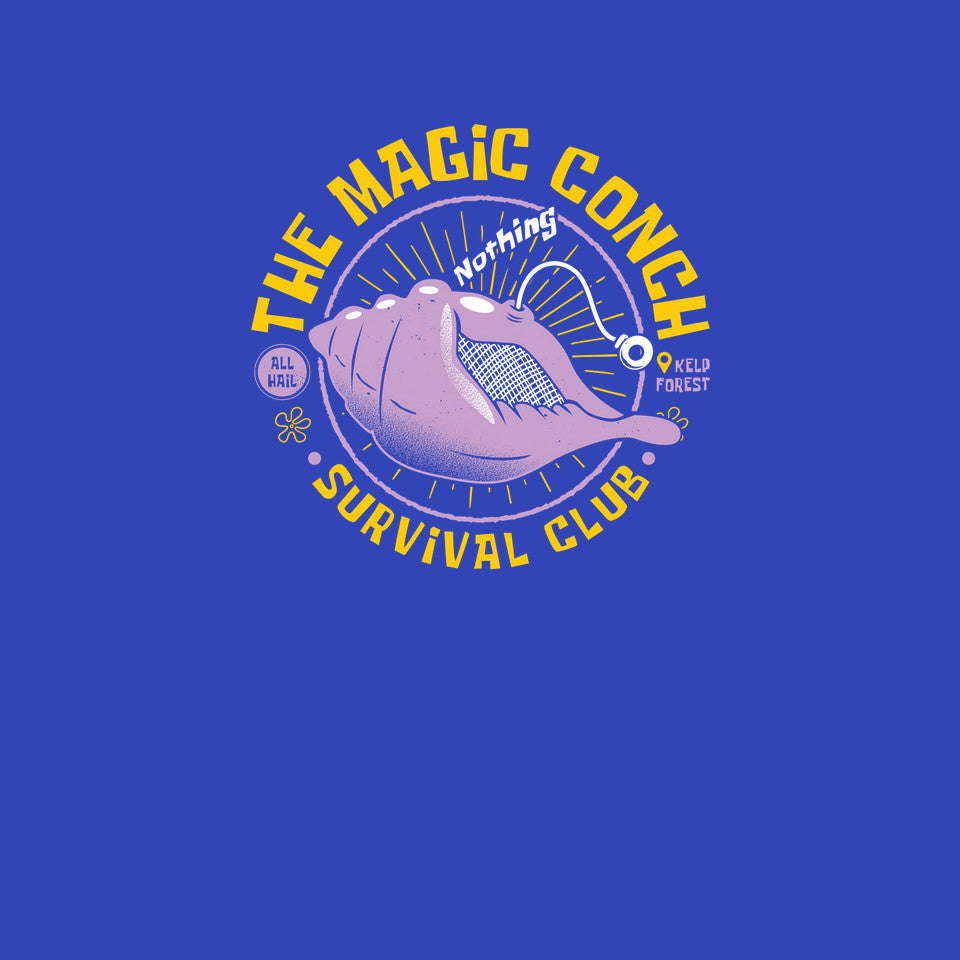 All Hail – Funny Graphic T-Shirt design artwork for royal blue graphic T-shirt