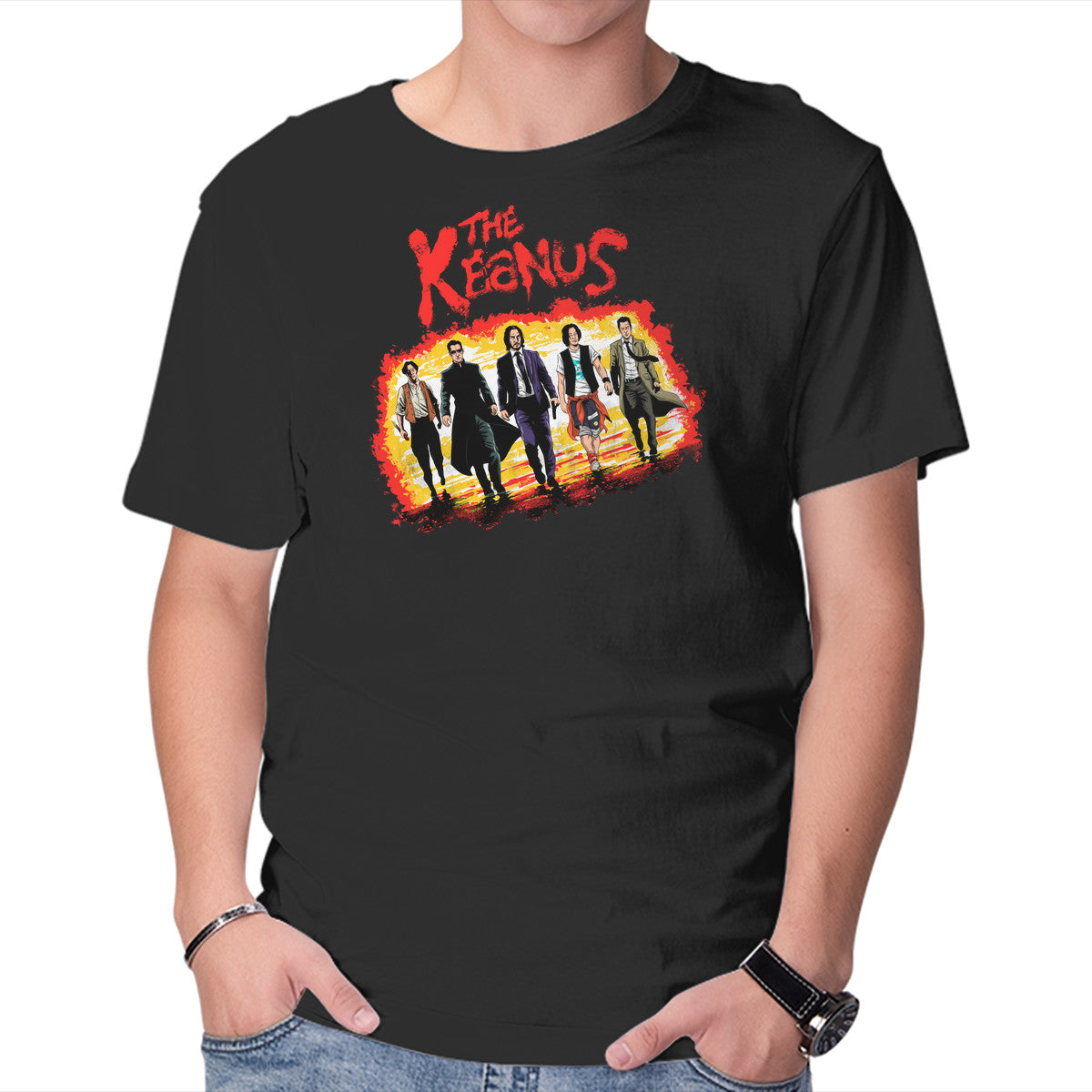 The Keanus – Movie Graphic T-Shirt in black, product display