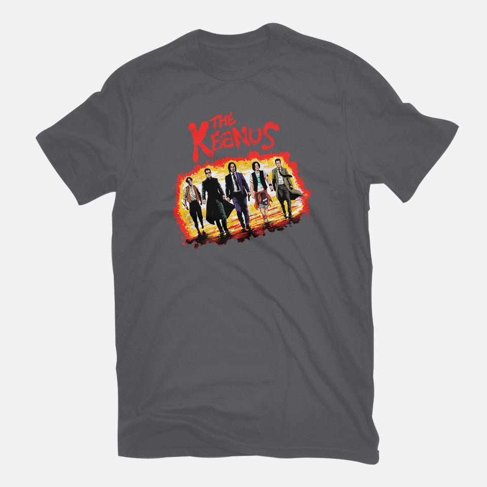 The Keanus – Movie Graphic T-Shirt in charcoal, flat-lay product view