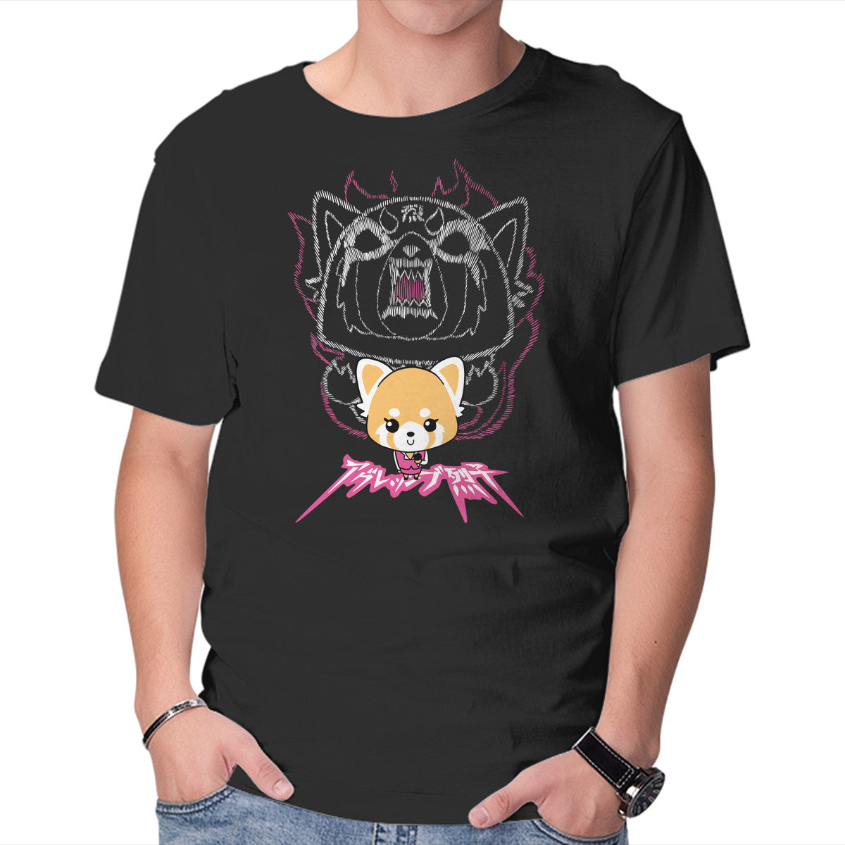Release The Rage – Anime Graphic T-Shirt in black, product display
