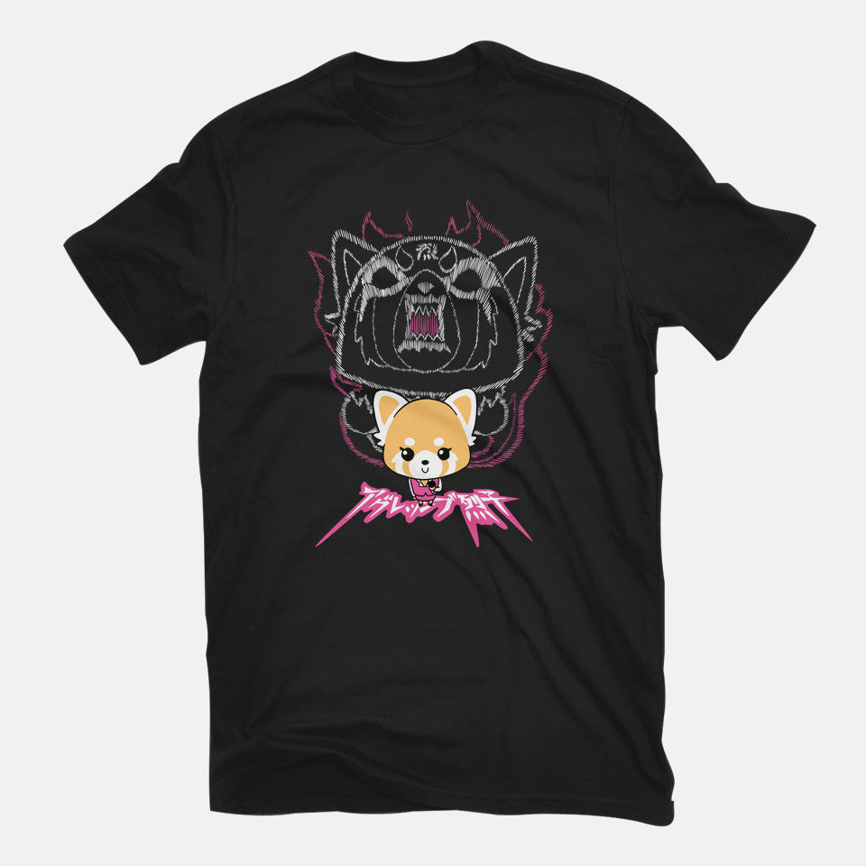 Release The Rage – Anime Graphic T-Shirt in black, flat-lay product view