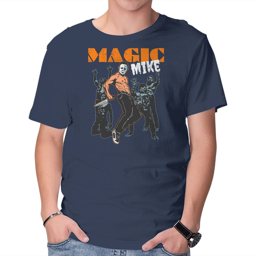 Magic Mike – Funny Graphic T-Shirt in navy, product display