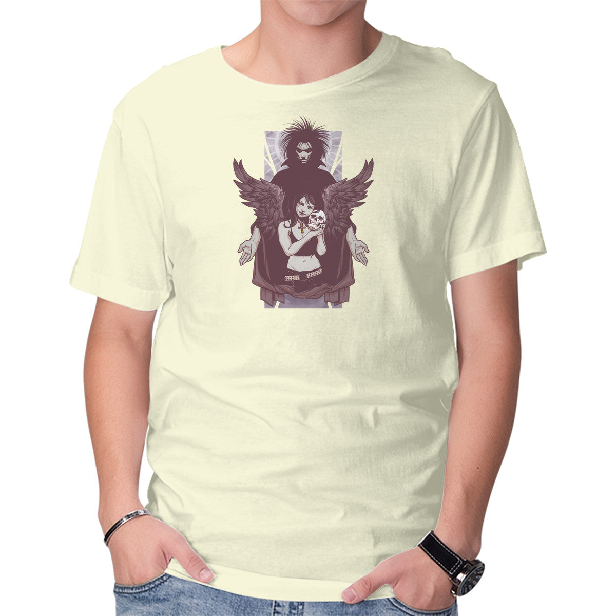 Death and Sandman – Horror Graphic T-Shirt