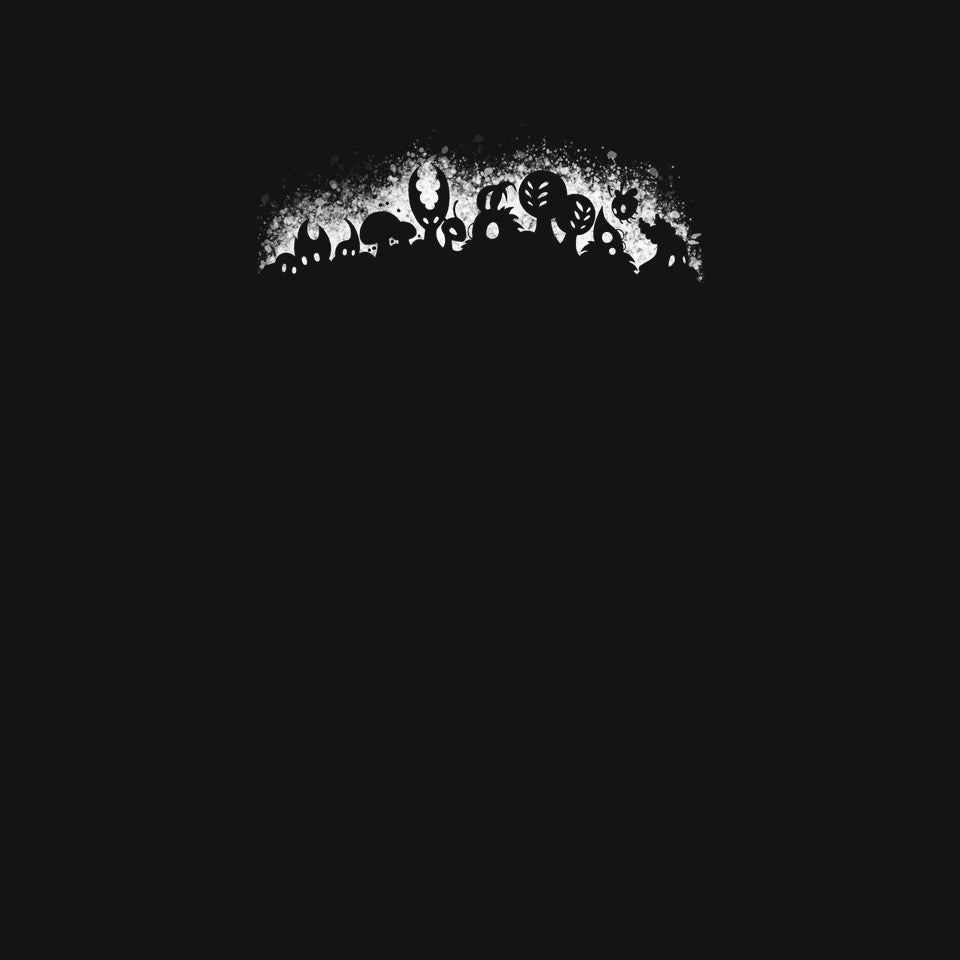 Hallownest – Gaming Graphic T-Shirt design artwork for black graphic T-shirt
