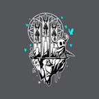 Bug Knights – Gaming Graphic T-Shirt design artwork for charcoal graphic T-shirt