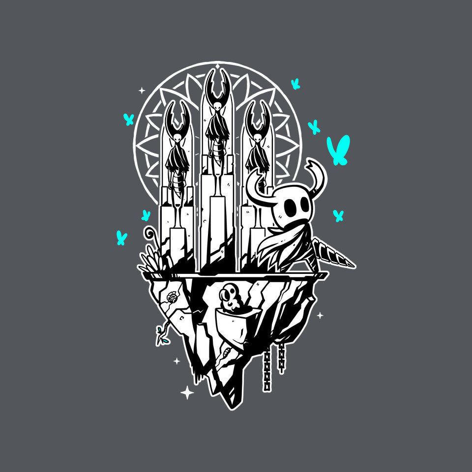 Bug Knights – Gaming Graphic T-Shirt design artwork for charcoal graphic T-shirt