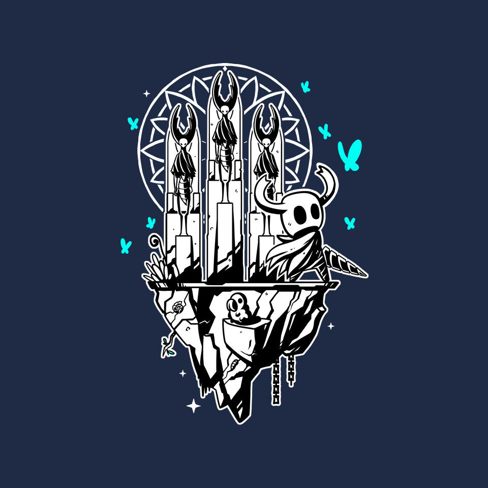 Bug Knights – Gaming Graphic T-Shirt design artwork for navy graphic T-shirt