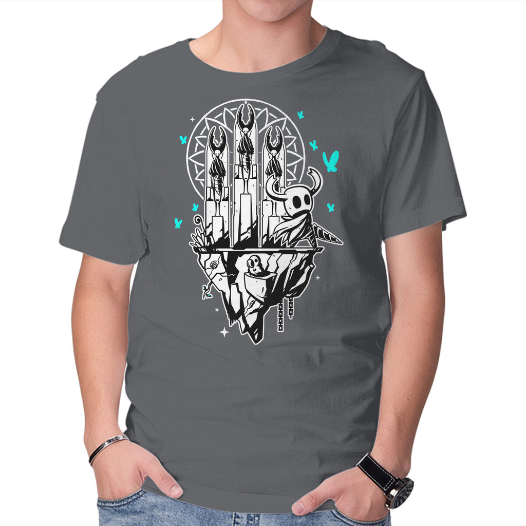 Bug Knights – Gaming Graphic T-Shirt in charcoal, product display