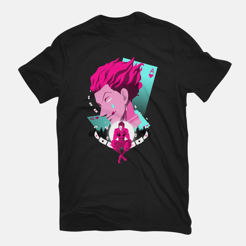 Magician – Anime Graphic T-Shirt in black, flat-lay product view