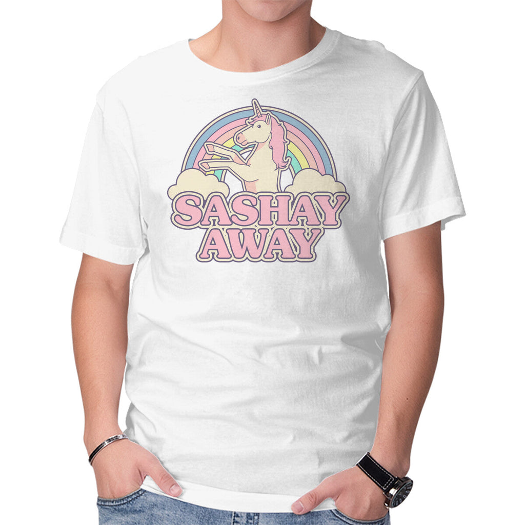 Sashay Away – Animal Graphic T-Shirt in white, product display