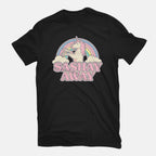 Sashay Away – Animal Graphic T-Shirt in black, flat-lay product view