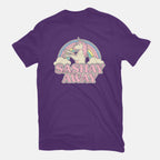 Sashay Away – Animal Graphic T-Shirt in purple, flat-lay product view