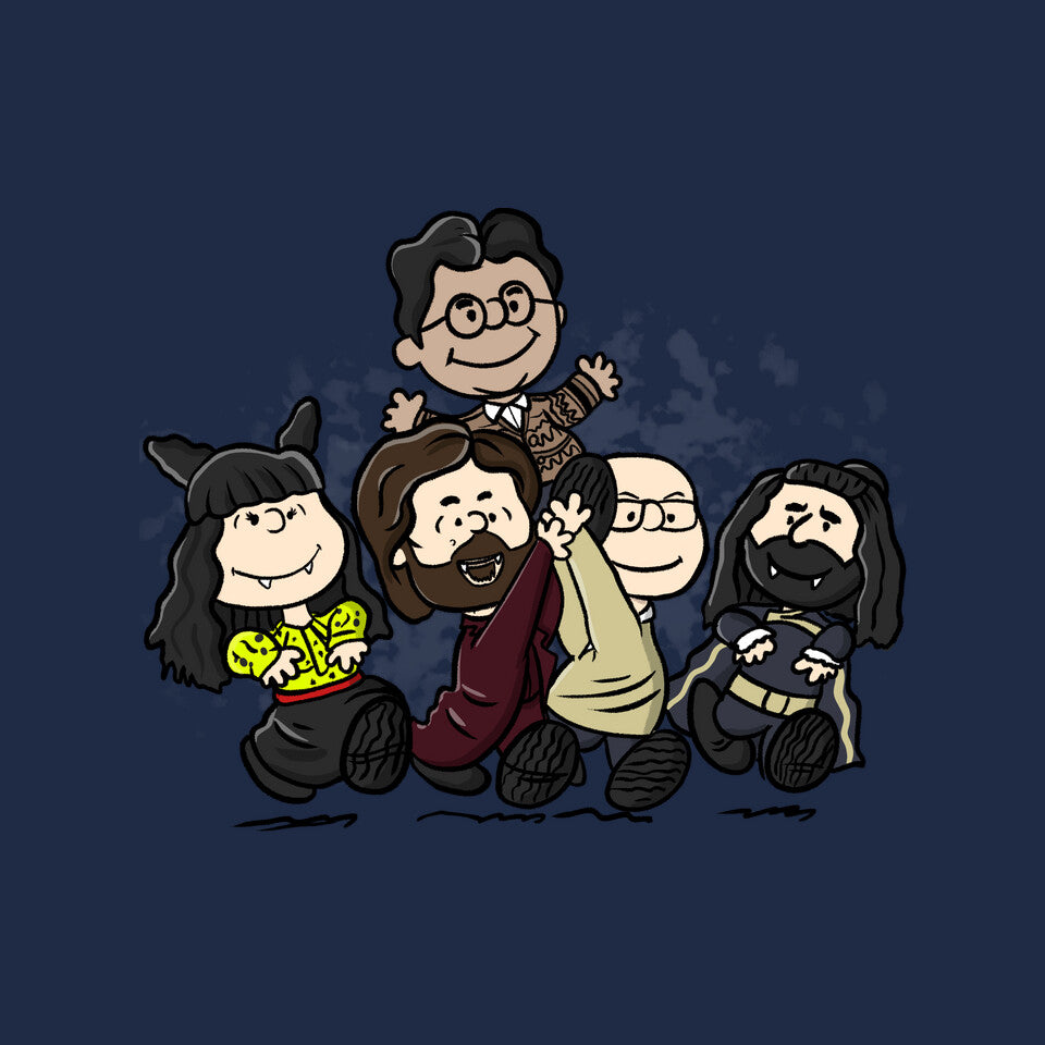 VampNuts – Fantasy Graphic T-Shirt design artwork for navy graphic T-shirt