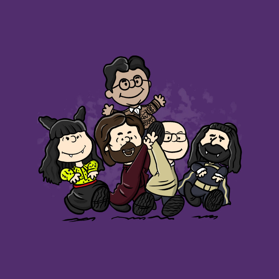 VampNuts – Fantasy Graphic T-Shirt design artwork for purple graphic T-shirt